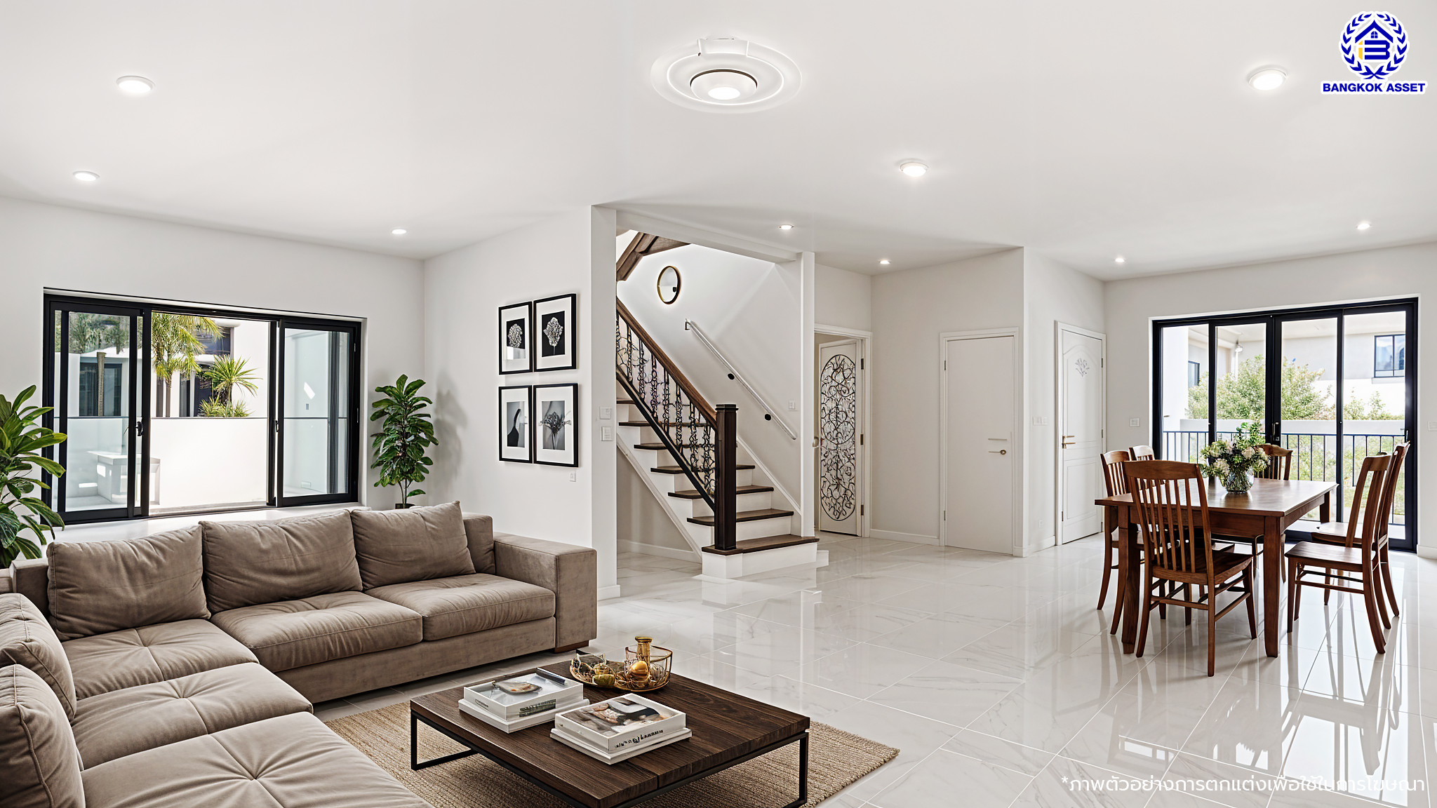 บ้านมือสองตกแต่งใหม่ จาก Land and Houses ชัยพฤกษ์ ทวีวัฒนา เนื้อที่ 51 ตร.ว. พื้นที่ใช้สอย 177.23 ตร.ม. ตอบโจทย์ทุกการอยู่อาศัย ด้วยฟังก์ชัน 3 ห้องนอน 2 ห้องน้ำ 1 ที่จอดรถ บนทำเลศักยภาพ ติดถนนทวีวัฒนา เชื่อมต่อทางคู่ขนานลอยฟ้าบรมราชชนนี ใกล้ ม.มหิดล และเซ็นทรัลศาลายา