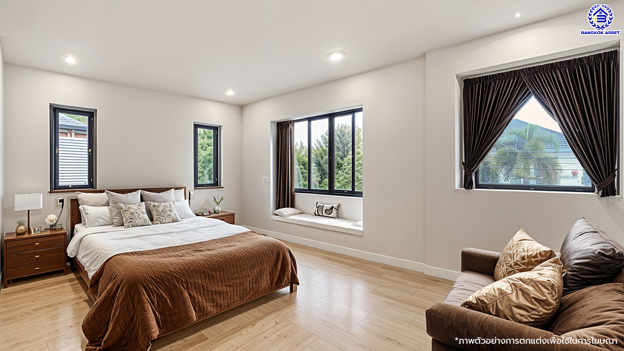 บ้านมือสองตกแต่งใหม่ โครงการ ชัยพฤกษ์ บางบัวทอง เนื้อที่ 82.4 ตร.ว. พื้นที่ใช้สอย 254.31 ตร.ม. ฟังก์ชัน 3 ห้องนอน 3 ห้องน้ำ จอดรถได้ 2 คัน พร้อม Facilities โครงการครบครัน ทำเลติดถนนบางกรวย-ไทรน้อย เชื่อมต่อถนนกาญจนาภิเษก ใกล้เซ็นทรัลเวสต์เกต และรถไฟฟ้าสายสีม่วง "สถานีบางพลู"