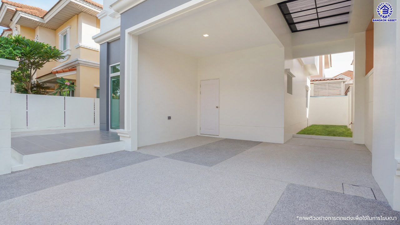 บ้านมือสองตกแต่งใหม่ โครงการ ปริญญดา ไลท์ พระราม5 บนเนื้อที่ 37.5 ตร.ว. พื้นที่ใช้สอย 182.14 ตร.ม. ฟังก์ชันจัดเต็ม 3 ห้องนอน 3 ห้องน้ำ จอดรถได้ 2 คัน บนทำเลศักยภาพ ติดถนนราชพฤกษ์ เชื่อมต่อหลายเส้นทาง ใกล้โรงเรียนเด่นหล้า, รถไฟฟ้าสายสีม่วง "สถานีบางรักใหญ่" และจุดขึ้นทางด่วน "ศรีรัช"