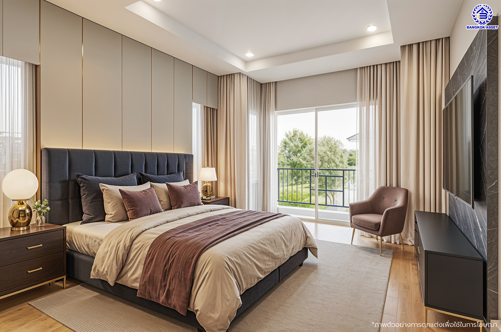 บ้านมือสองตกแต่งใหม่ โครงการ บางกอกบูเลอวาร์ด ราชพฤกษ์-พระราม5 เนื้อที่ 63.4 ตร.ว. พื้นที่ใช้สอย 229.46 ตร.ม. บนสังคมคุณภาพ SC Asset ฟังก์ชันพร้อม 3 ห้องนอน 3 ห้องน้ำ จอดรถได้ 2 คัน บนทำเลติดถนนราชพฤกษ์ ใกล้วงเวียนพระรามห้า รถไฟฟ้าสายสีม่วง "สถานีบางรักใหญ่" และทางด่วนศรีรัช