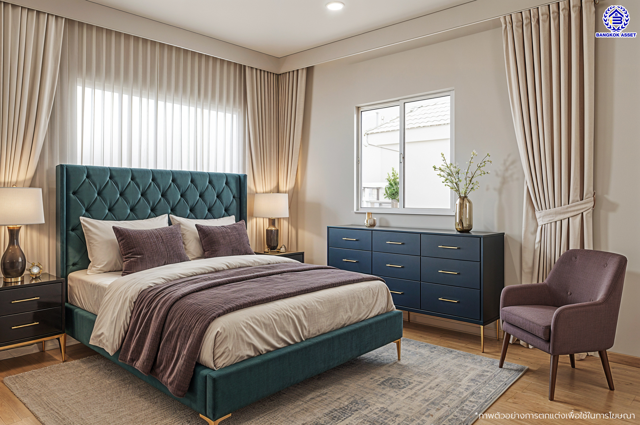 บ้านมือสองตกแต่งใหม่ โครงการ บางกอกบูเลอวาร์ด ราชพฤกษ์-พระราม5 เนื้อที่ 63.4 ตร.ว. พื้นที่ใช้สอย 229.46 ตร.ม. บนสังคมคุณภาพ SC Asset ฟังก์ชันพร้อม 3 ห้องนอน 3 ห้องน้ำ จอดรถได้ 2 คัน บนทำเลติดถนนราชพฤกษ์ ใกล้วงเวียนพระรามห้า รถไฟฟ้าสายสีม่วง "สถานีบางรักใหญ่" และทางด่วนศรีรัช