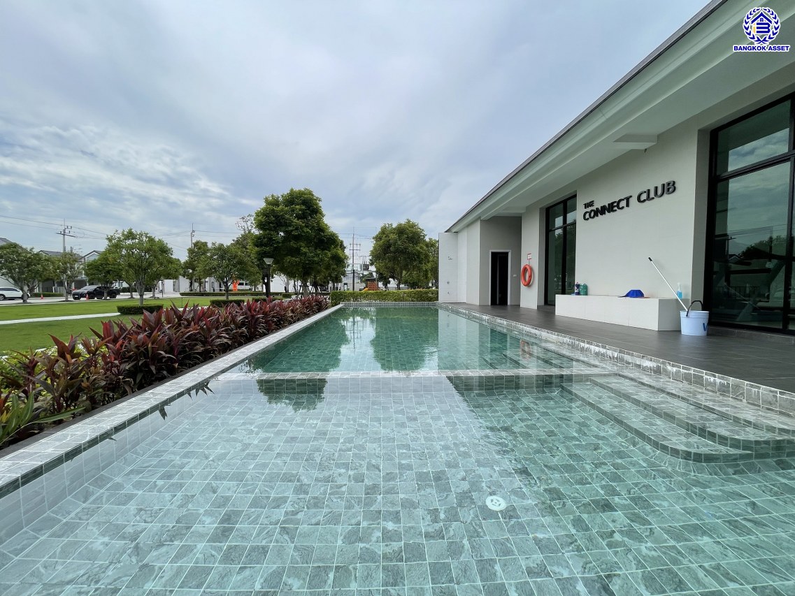 ทาวน์เฮ้าส์มือสอง โครงการ เดอะคอนเนค บางนา-วงแหวน ฟังก์ชัน 3 ห้องนอน 3 ห้องน้ำ 2 ที่จอดรถ เนื้อที่ 31.20 ตร.ว. พื้นที่ใช้สอย 133 ตร.ม.  บ้านสวยสภาพดี แถมฟรี! เครื่องปรับอากาศ เครื่องทำน้ำอุ่น เครื่องดูดควัน พร้อมเข้าอยู่  บนทำเลเดินทางสะดวก เชื่อมต่อถนนลาดกระบัง ถนนกิ่งแก้ว ถนนวงแหวนรอบนอก(ตะวันออก) และ ใกล้จุดขึ้นทางด่วน "ทางหลวงพิเศษหมายเลข9"