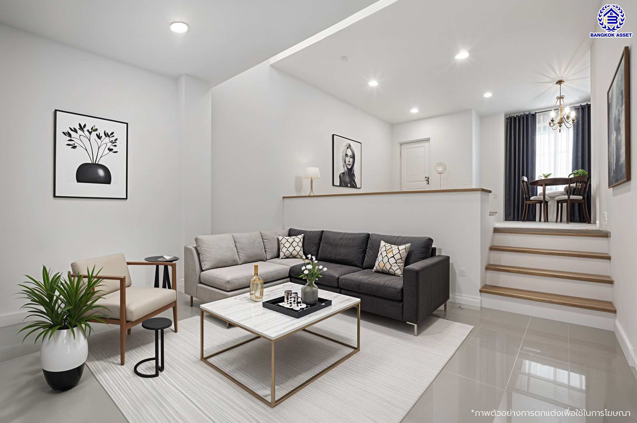 ทาวน์เฮ้าส์สามชั้นมือสองใจกลางเมือง โครงการ ทาวน์พลัส หัวหมาก เนื้อที่ 21.40 ตร.ว. พื้นที่ใช้สอย 169.76 ตร.ม. ฟังก์ชัน 3 ห้องนอน 4 ห้องน้ำ มีห้องน้ำส่วนตัวทุกห้อง ใกล้เดอะมอลล์ไลฟ์สโตร์บางกะปิ ที่ครบครัน เดินทางสะดวก ทำเลเชื่อมต่อถนนกรุงเทพกรีฑา ถนนลาดพร้าว ถนนรามคำแหง ใช้เวลาเพียง 10 นาทีก็ถึงรถไฟฟ้า "สถานีศรีกรีฑา"