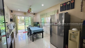 ขายบ้านเดี่ยว 2 ชั้น หมู่บ้านสารินซิตี้ บ้านเฉลียงจันทร์ พระราม2 ซอยเจษฎาวิถี พื้นที่ 145.7 ตรว. พร้อมอยู่ ราคาถูกที่สุดในโครงการ ใกล้ตลาดสดมหาชัยเมืองใหม่