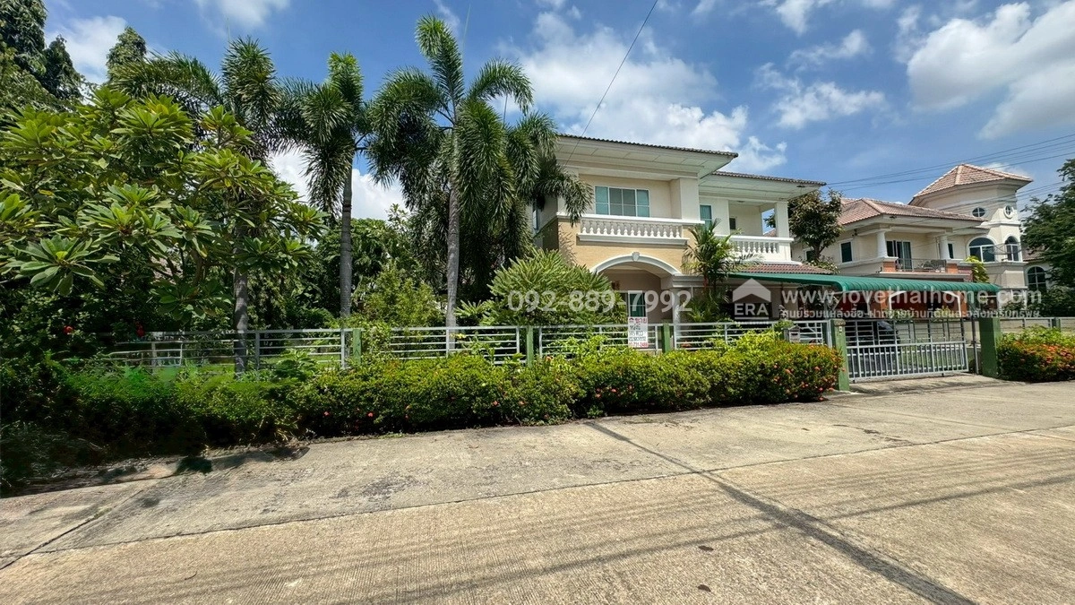 ขายบ้านเดี่ยว 2 ชั้น หมู่บ้านสารินซิตี้ บ้านเฉลียงจันทร์ พระราม2 ซอยเจษฎาวิถี พื้นที่ 145.7 ตรว. พร้อมอยู่ ราคาถูกที่สุดในโครงการ ใกล้ตลาดสดมหาชัยเมืองใหม่