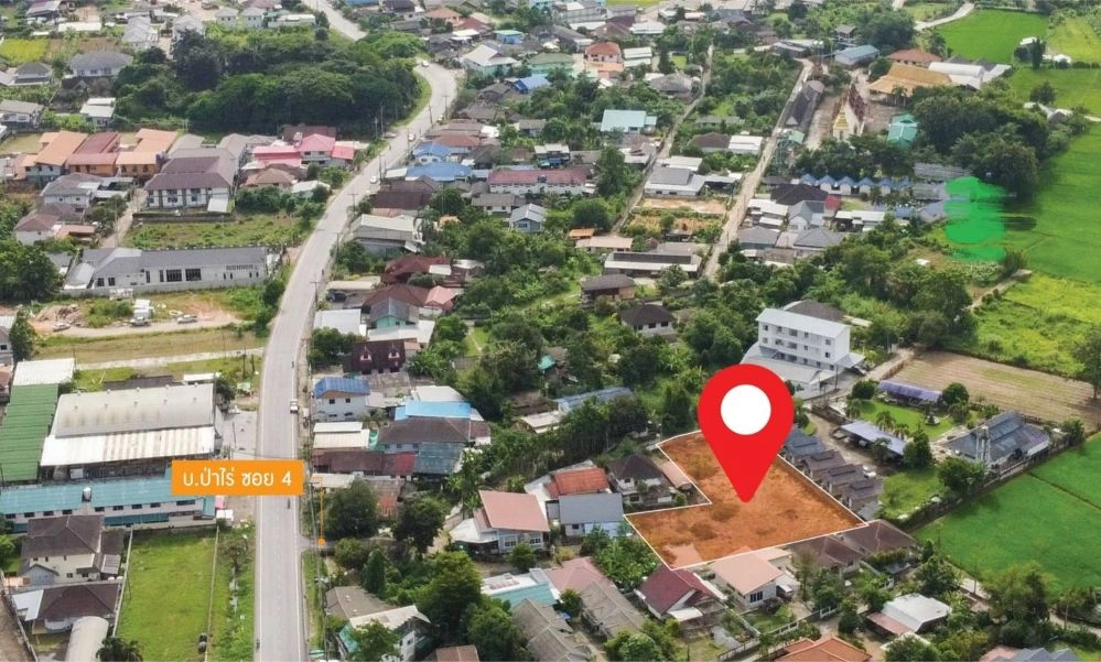 ขายที่ดินเปล่า 1 ไร่ 50 ตร.ว. บ้านป่าไร่ ซ.4 เดินทางสะดวก ใกล้ม.ราชภัฏเชียงราย ( เจ้าของขายเอง )