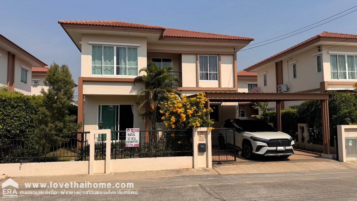 ขาย/ให้เช่า บ้านเดี่ยว 2 ชั้น หมู่บ้านไอลีฟ พาร์ค1 พระราม2 ถนนแสมดำ พื้นที่ 52.5 ตรว. ถูกที่สุดในโครงการนี้แล้ว ใกล้เซ็นทรัล พระราม2