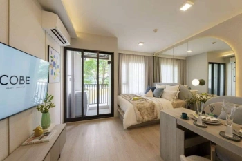 ขายดาวน์คอนโด COBE Kaset-Sripatum ชั้น 18 วิวโล่ง ทำเลดี ติดถนนพหลโยธิน ใกล้ BTS บางบัว เพียง 0 เมตร