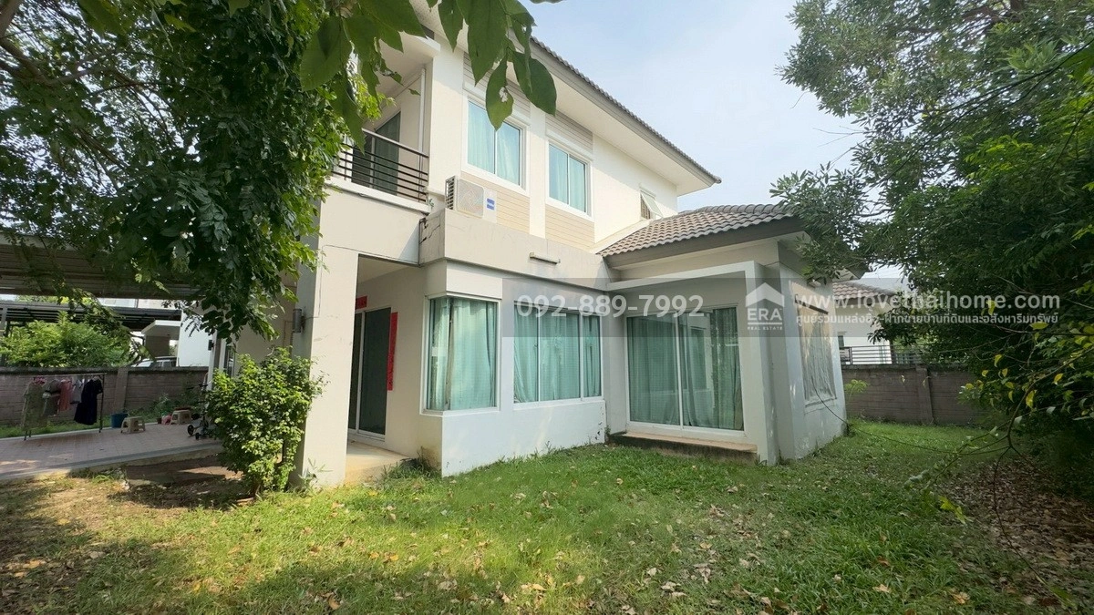 ขายบ้านเดี่ยว 2 ชั้น หมู่บ้านเดอะแกรนด์ พระราม2 โซนอินฟิเนีย ถนนพระราม2 พื้นที่ 76.4 ตรว. ใกล้เซ็นทรัลมหาชัย บ้านหลังมุม ราคาถูก