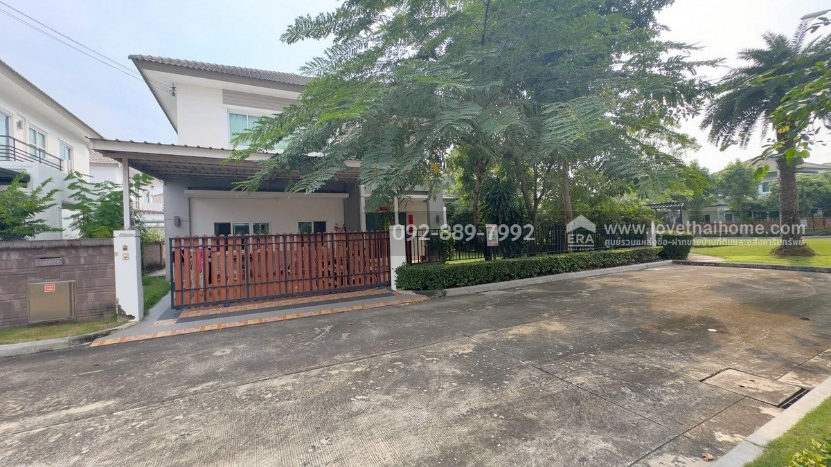 ขายบ้านเดี่ยว 2 ชั้น หมู่บ้านเดอะแกรนด์ พระราม2 โซนอินฟิเนีย ถนนพระราม2 พื้นที่ 76.4 ตรว. ใกล้เซ็นทรัลมหาชัย บ้านหลังมุม ราคาถูก