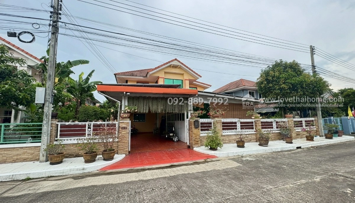 ขายบ้านเดี่ยว 2 ชั้น หมู่บ้านสาริน สายลม พระราม2 ซอยเจษฎาวิถี พื้นที่ 81 ตรว. ตกแต่งสวยพร้อมอยู่ ราคาถูกมาก ใกล้ตลาดสดมหาชัยเมืองใหม่