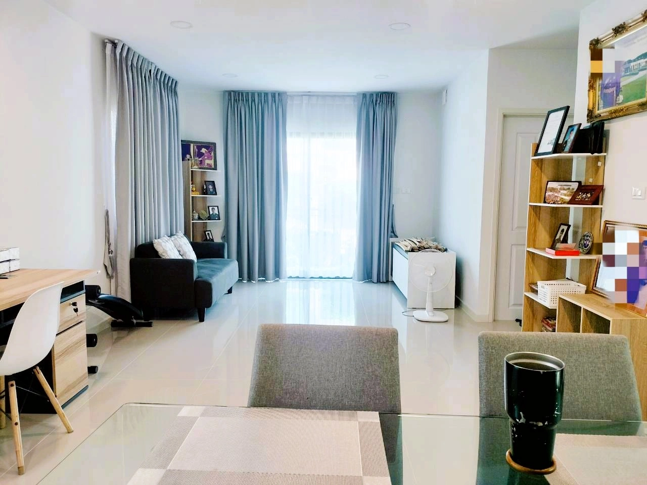 🚩ให้เช่า 🏡บ้านแฝด หลังริม 👉โมดิ วิลล่า บางนา ในบางเสาธง, สมุทรปราการ บ้านสวย พร้อมอยู่👈