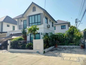 🚩ให้เช่า 🏡บ้านแฝด หลังริม 👉โมดิ วิลล่า บางนา ในบางเสาธง, สมุทรปราการ บ้านสวย พร้อมอยู่👈