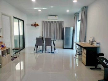 🚩ให้เช่า 🏡บ้านแฝด หลังริม 👉โมดิ วิลล่า บางนา ในบางเสาธง, สมุทรปราการ บ้านสวย พร้อมอยู่👈