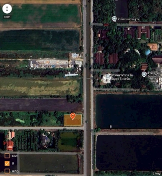 ขายถูกที่ดินใกล้วัดปัญญานันทาราม 1 ไร่ ติดถนนคอนกรีตสาธารณะ ซ.คลองห้า ตอ.38 อ.คลองหลวง จ.ปทุมธานี