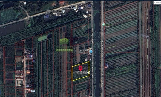 ขายที่ดินคลอง 9 ธัญบุรี ปทุมธานี เนื้อที่ 3 -2-16 ไร่ ทำเลดี เหมาะปลูกบ้านพักอาศัย ที่ดินจัดสรร