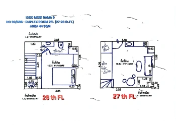 เจ้าของ ขาย - ให้เช่า IDEO MOBI RAMA9 - Duplex สไตล์โฮมออฟฟิศ 2ชั้น ติดรถไฟฟ้าใต้ดินMRT เซ็นทรัลพระราม9 Airport Link มักกะสัน, RCA ห้วยขวาง รัชดาภิเษก