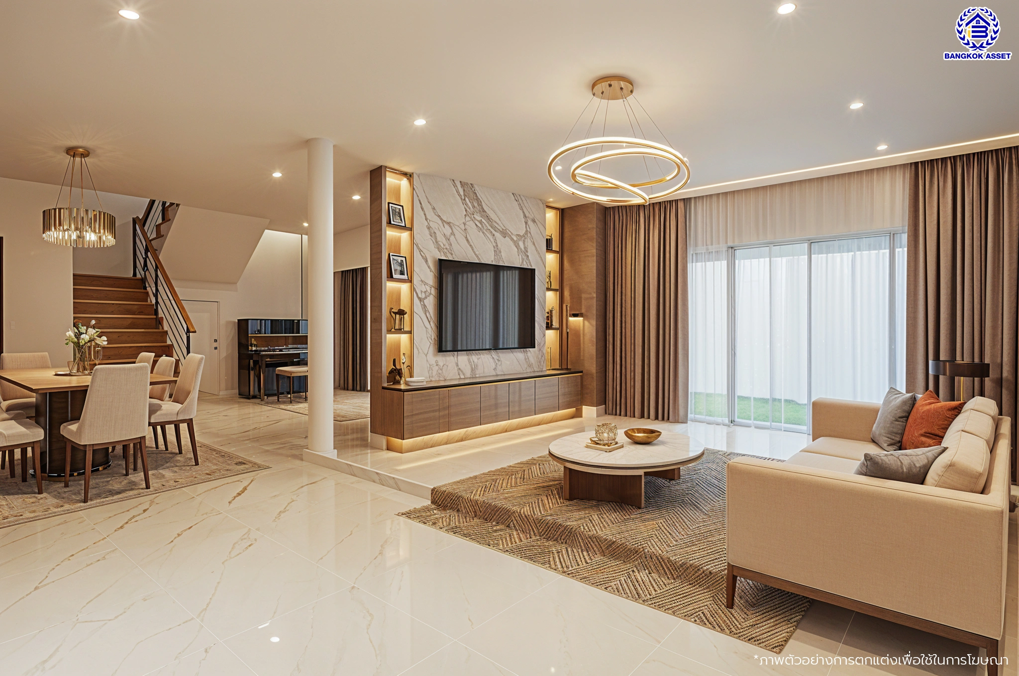 บ้านรีโนเวทใหม่ โครงการ รัชชา5 บางใหญ่ หลังมุม เนื้อที่ 99.6 ตร.ว. พื้นที่ใช้สอย 306.19 ตร.ม. ฟังก์ชัน 3 ห้องนอน 3 ห้องน้ำ จอดรถได้ 2 คัน บนทำเลใกล้ถนนใหญ่ เชื่อมต่อถนนกาญจนาภิเษก, ถนนรัตนาธิเบศร์ ใกล้เซ็นทรัลเวสต์เกต ทางด่วน "ศรีรัช" และรถไฟฟ้าสายสีม่วง "สถานีสามแยกบางใหญ่"