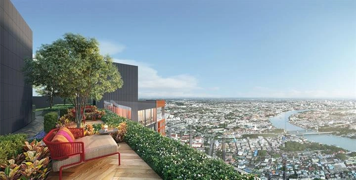 CM04340 ขายดาวน์ คอนโด โฟล บาย แสนสิริ FLO By Sansiri คอนโดมิเนียม ถนนสมเด็จเจ้าพระยา