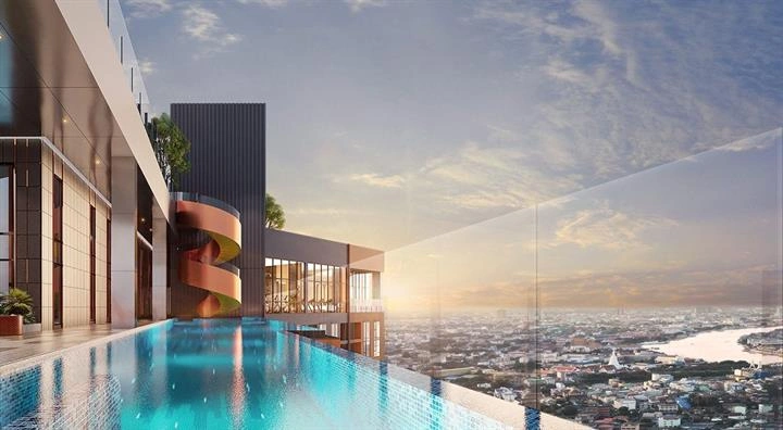 CM04340 ขายดาวน์ คอนโด โฟล บาย แสนสิริ FLO By Sansiri คอนโดมิเนียม ถนนสมเด็จเจ้าพระยา