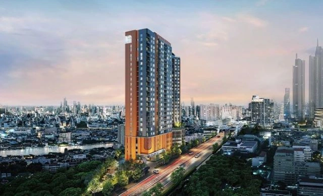 CM04340 ขายดาวน์ คอนโด โฟล บาย แสนสิริ FLO By Sansiri คอนโดมิเนียม ถนนสมเด็จเจ้าพระยา