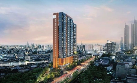 CM04340 ขายดาวน์ คอนโด โฟล บาย แสนสิริ FLO By Sansiri คอนโดมิเนียม ถนนสมเด็จเจ้าพระยา