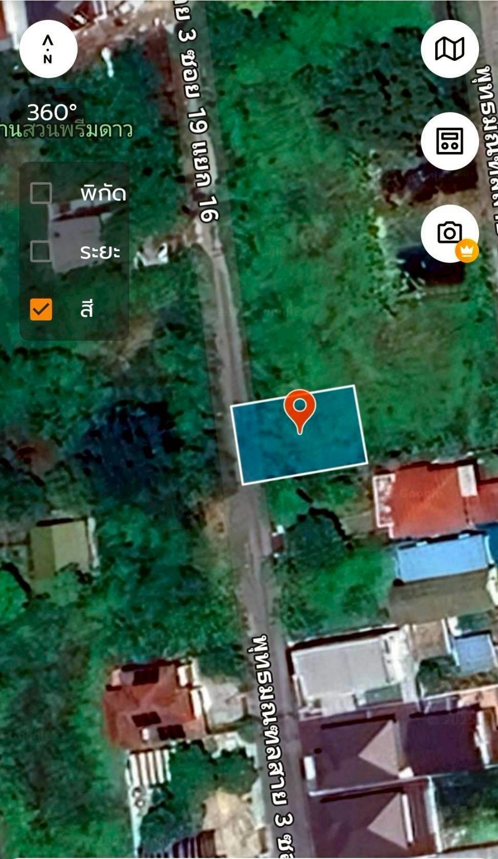 ขายด่วนที่ดินพุทธมณฑลสาย 3 เนื้อที่ 57 ตรว ติดถนนลาดยาง ซ.19 แยก 16  เขตตลิ่งชัน กทม.