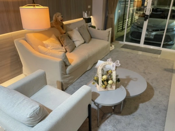 ปล่อยเช่าทาวโฮม2ชั้น ถนนเทิดราชัน เขตดอนเมือง เพียง7นาทีจากสนามบินดอนเมือง พื้นที่ใช้สอยในบ้านมากถึง 122 ตร.ม.