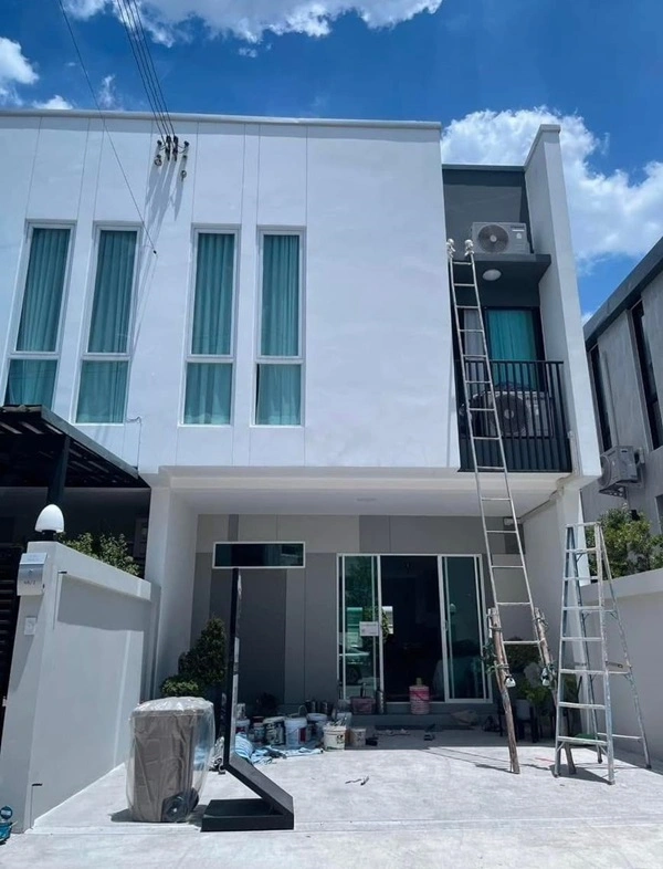 ปล่อยเช่าทาวโฮม2ชั้น ถนนเทิดราชัน เขตดอนเมือง เพียง7นาทีจากสนามบินดอนเมือง พื้นที่ใช้สอยในบ้านมากถึง 122 ตร.ม.