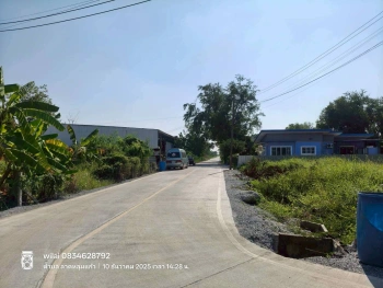 ขายที่ดินลาดหลุมแก้ว 100 ตรว ติดถนนคอนกรีตสาธารณะ ถมแล้ว ถ.ปทุมธานี-บางเลน(346) จ.ปทุมธานี