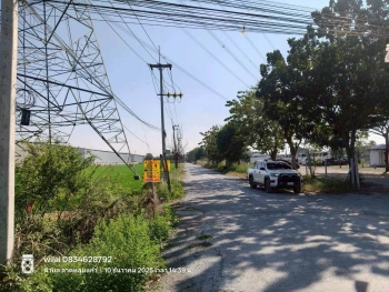 ขายที่ดินลาดหลุมแก้ว 100 ตรว ติดถนนคอนกรีตสาธารณะ ถมแล้ว ถ.ปทุมธานี-บางเลน(346) จ.ปทุมธานี