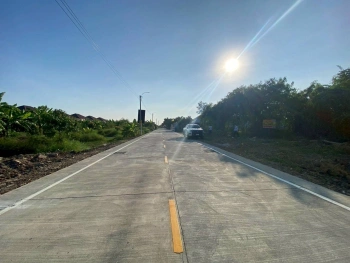 ขายด่วนที่ดินทำเลดี 96 ตรว ติดถนนคอนกรีตสาธารณะ ถมแล้ว ซ.เทพประทาน 1 อ.ไทรน้อย จ.นนทบุรี