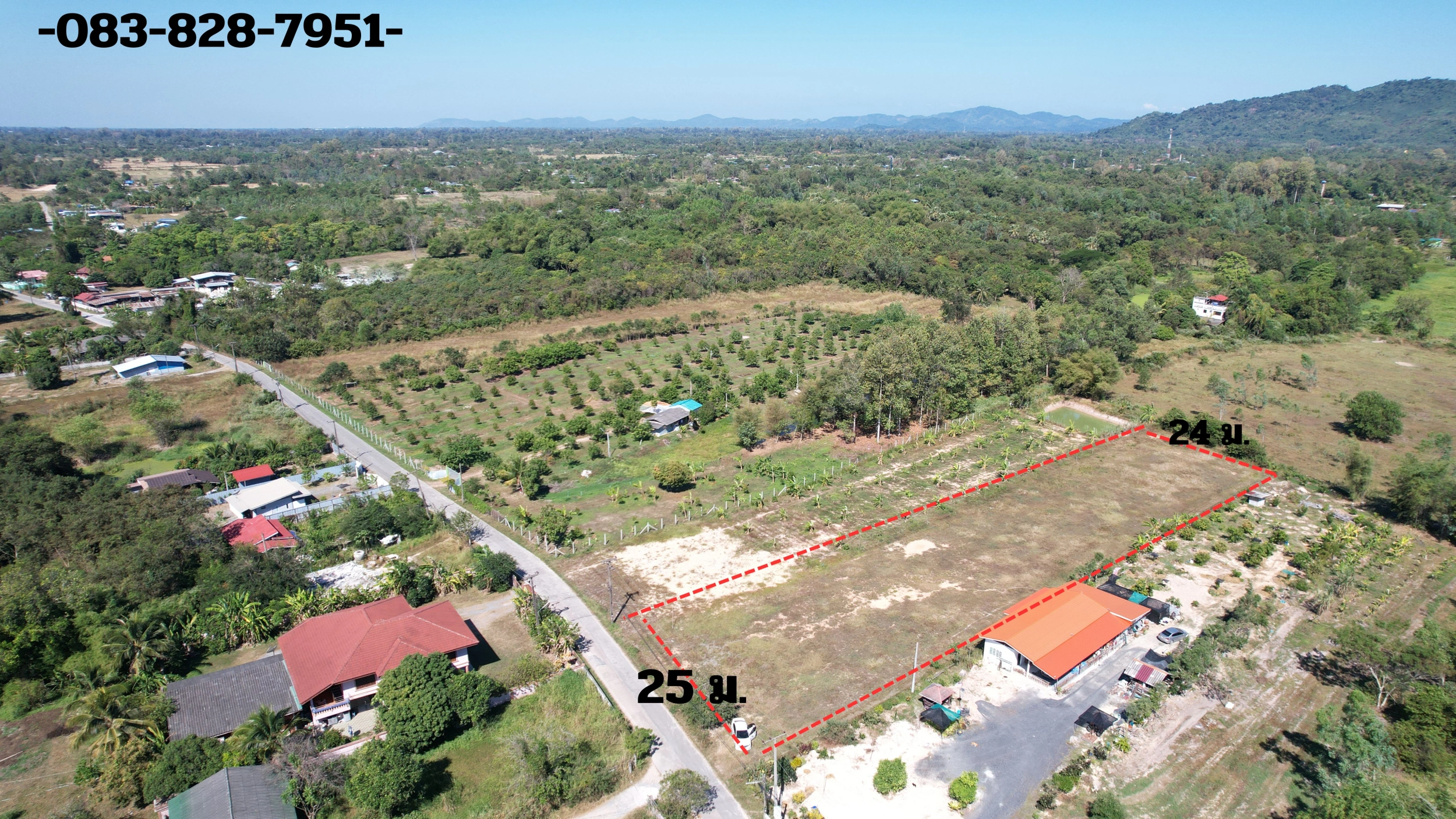 ขายที่ดิน 2 ไร่ มีโฉนดครุฑแดง ถมเต็มพื้นที่ วิวเขาชัดมาก อ.บ้านนา จ.นครนายก ขายไม่แพง