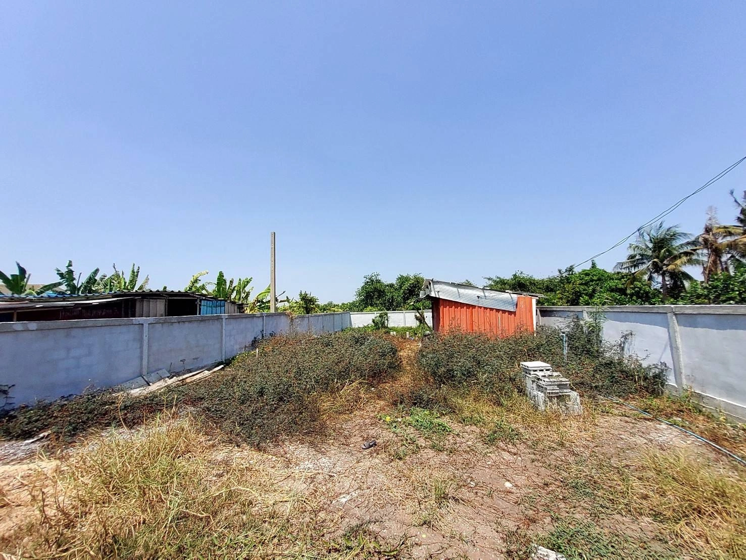 ขายด่วนที่ดินคลองโต๊ะใหม่ 100 ตรว ล้อมรั้วและทำกำแพงไว้แล้ว อ.บางบัวทอง จ.นนทบุรี