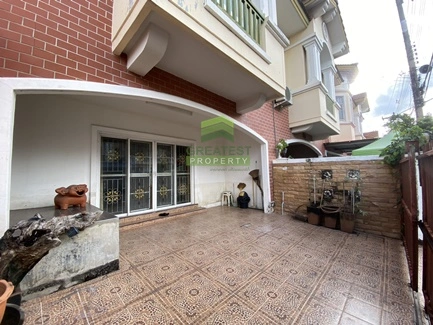 หมู่บ้าน พฤกษาวิลล์ 1 คูคต ลำลูกกา คลอง 2 เสมาฟ้าคราม ขายด่วน ทาวน์เฮ้าส์ 2 ชั้น เนื้อที่ 21.20 ตร.ว ทำเลดี ราคาต่อรองได้