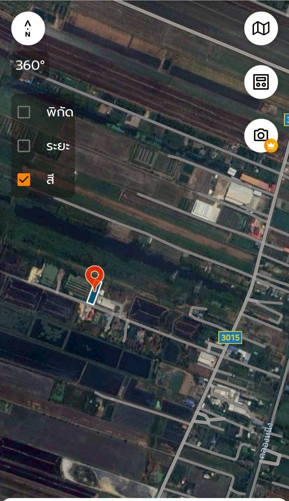 ขายด่วนที่ดินผังสีม่วง 466 ตรว ติดถนนลาดยางสาธารณะ ถนน นบ.3015 อ ไทรน้อย จ.นนทบุรี