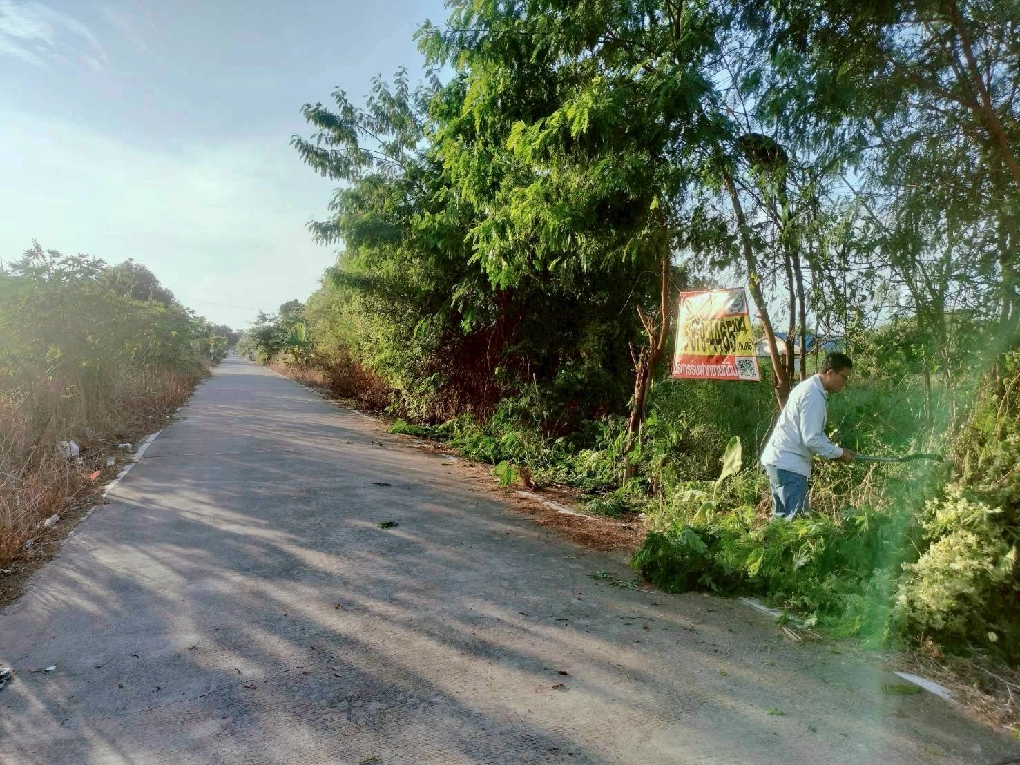 ขายถูกที่ดินใกล้วัดธรรมกาย 204  ตรว ติดถนนคอนกรีตสาธารณะ ซ.คลองสาม 10/15 อ.คลองหลวง จ.ปทุมธานี