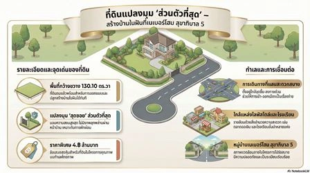 ขายที่ดินในหมู่บ้านเนเบอร์โฮม สุขาภิบาล 5