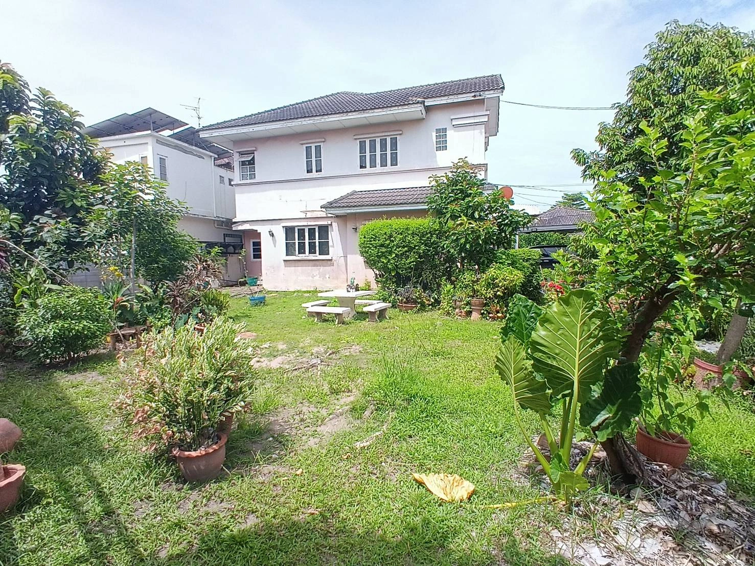 โครงการ ชัยพฤกษ์ บางบัวทอง .ไกล้แยกบางพลู-ถนนรัตนาธิเบศร์  ไกล้ห้างเซ็นทรัลเวสต์เกส  เนื้อที่120.20 ตารางวา 240 ตร.ม. 4 ห้องน้ำ 3 ห้องน้ำ , มีเรือนรับรอง 1 หลัง  รถไฟฟ้าสายสีม่วง