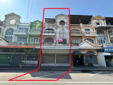 ขายอาคารพาณิชย์ 3.5 ชั้น 2 คูหา ขนาด 44 ตร.ว. ห่างจากถนนกาญจนาภิเษกเพียง 500 เมตร สภาพดี ทำเลค้าขายหรือทำโฮมออฟฟิศ ที่จอดรถสะดวก ใกล้ MRTสายสีม่วง