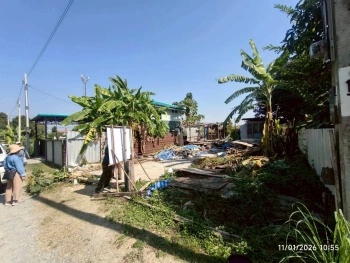 ขายด่วนที่ดินซอยวัดบางม่วง 50 ตรว ติดถนนสาธารณะ ถมแล้ว อ.บางใหญ่ จ.นนทบุรี