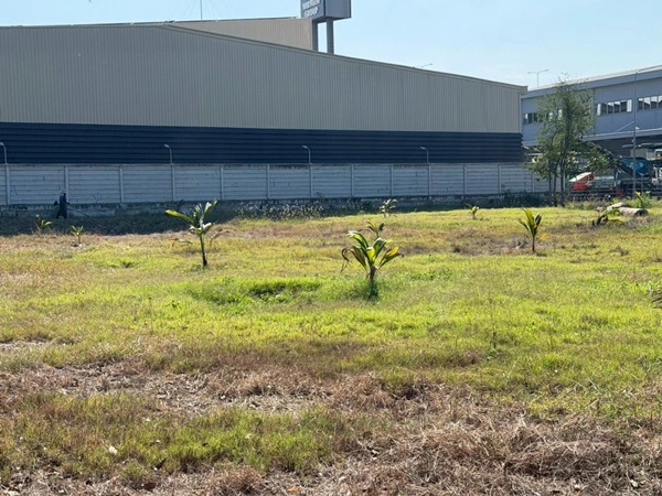 ขายที่ดิน บางนา กม.25 (พื้นที่สีแดง) เนื้อที่ 4 ไร่ 3 ตรว. ติดถนนบางนา-ตราด ฝั่งขาออก โทร 090-6360022