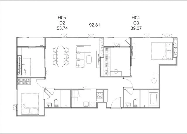 CM04385 ขายดาวน์ คอนโด โค้บบ์ รัชดา-พระราม 9 COBE Ratchada-Rama 9 ถ.เทียมร่วมมิตร