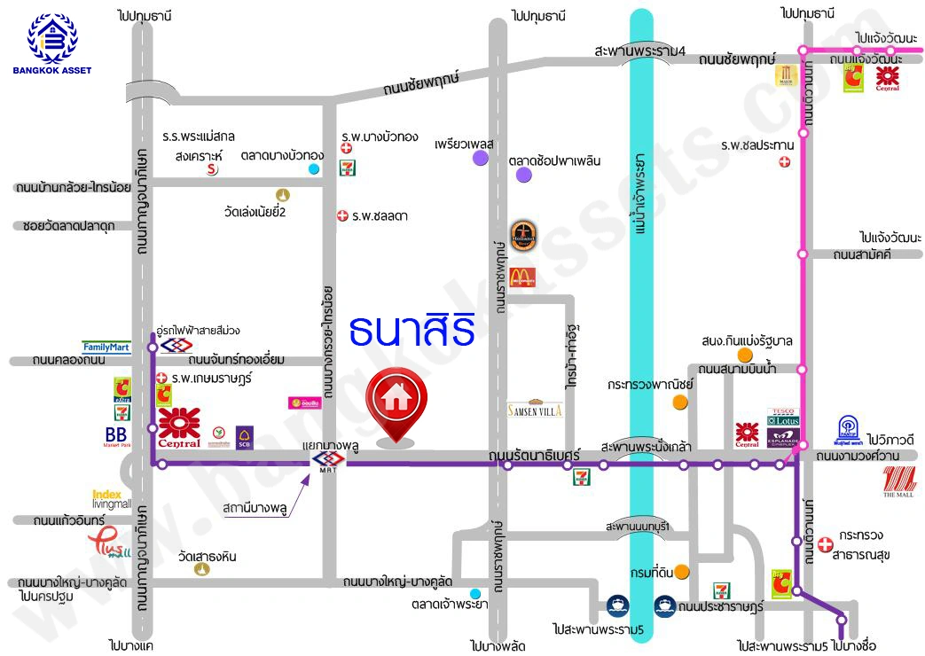 บ้านรีโนเวทใหม่ โครงการ ธนาสิริ รัตนาธิเบศร์ เนื้อที่ 52 ตร.ว. พื้นที่ใช้สอย 187 ตร.ม. ดีไซน์ตอบทุกไลฟ์สไตล์ ฟังก์ชัน 3 ห้องนอน 3 ห้องน้ำ จอดรถได้ 2 คัน บนทำเลติดถนนรัตนาธิเบศร์ เชื่อมต่อหลายเส้นทาง ใกล้รถไฟฟ้าสายสีม่วง "สถานีบางรักใหญ่" และจุดขึ้นทางด่วน "ศรีรัช"