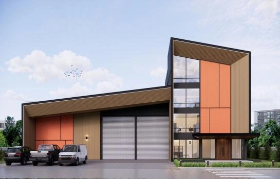 ขายที่ดินพร้อมสร้างโรงงาน คลังสินค้า