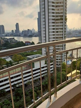 ให้เช่าคอนโดวิวริมแม่น้ำเจ้าพระยา ใจกลางเมือง โครงการศุภาลัย ริเวอร์รีสอร์ท ถนนเจริญนคร 57 ห้องกว้าง 38 ตารางเมตร