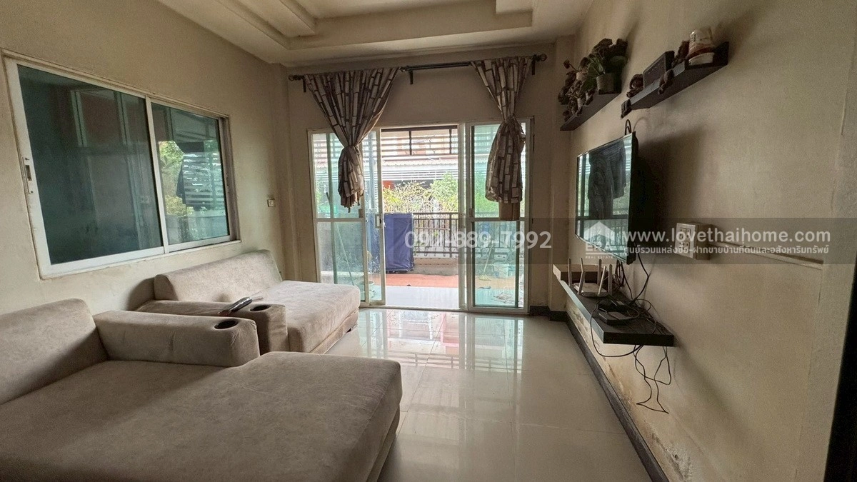 ขายทาวน์เฮ้าส์ 2 ชั้น หมู่บ้านวันดี คลองครุ-ศรีเมือง สมุทรสาคร พื้นที่ 47.9 ตรว. ขาย 3.9 ล้านบาท หลังมุม พร้อมอยู่ ใกล้บิ๊กซีมหาชัย1