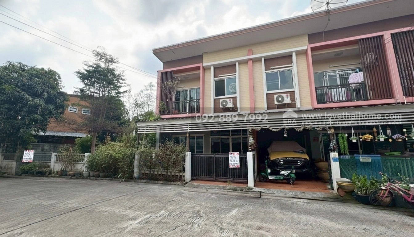 ขายทาวน์เฮ้าส์ 2 ชั้น หมู่บ้านวันดี คลองครุ-ศรีเมือง สมุทรสาคร พื้นที่ 47.9 ตรว. ขาย 3.9 ล้านบาท หลังมุม พร้อมอยู่ ใกล้บิ๊กซีมหาชัย1
