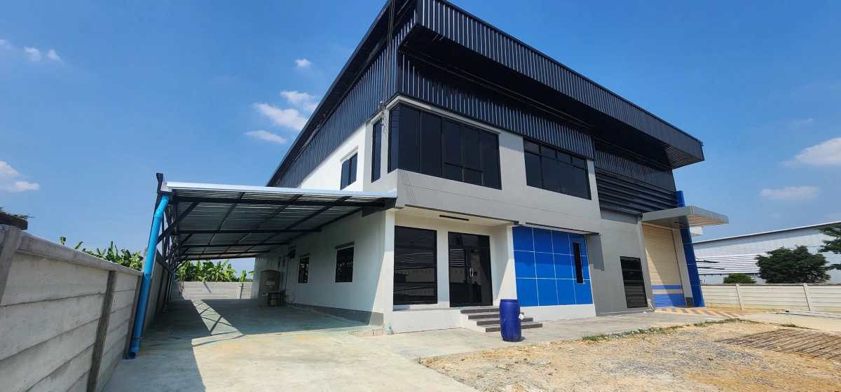 ขาย ให้เช่า โกดัง โรงงาน พร้อมออฟฟิศ ใกล้มอเตอร์เวย์บางใหญ่-กาญจนบุรี  @ศาลายา Park Factory 1 Type - A13