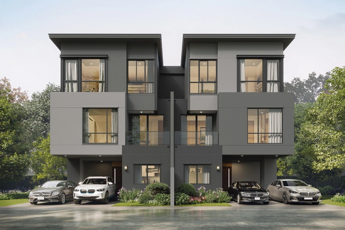 บ้านแฝด 3 ชั้น บ้านกลางเมือง ดิ อิดิชั่น โยธินพัฒนา BanklangMueng the edition Yothinpattana